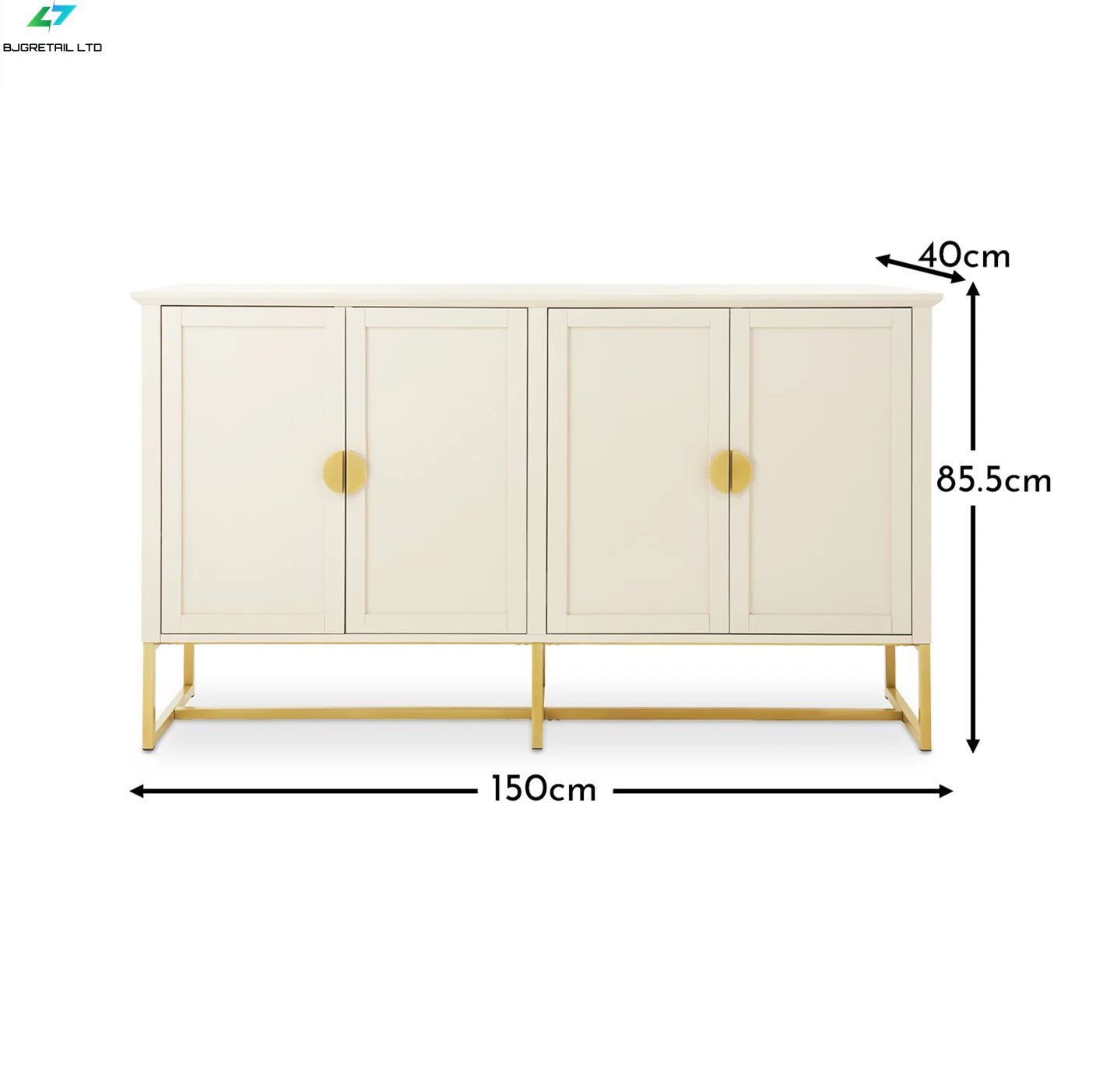 Vikas Four-door dining cabinet