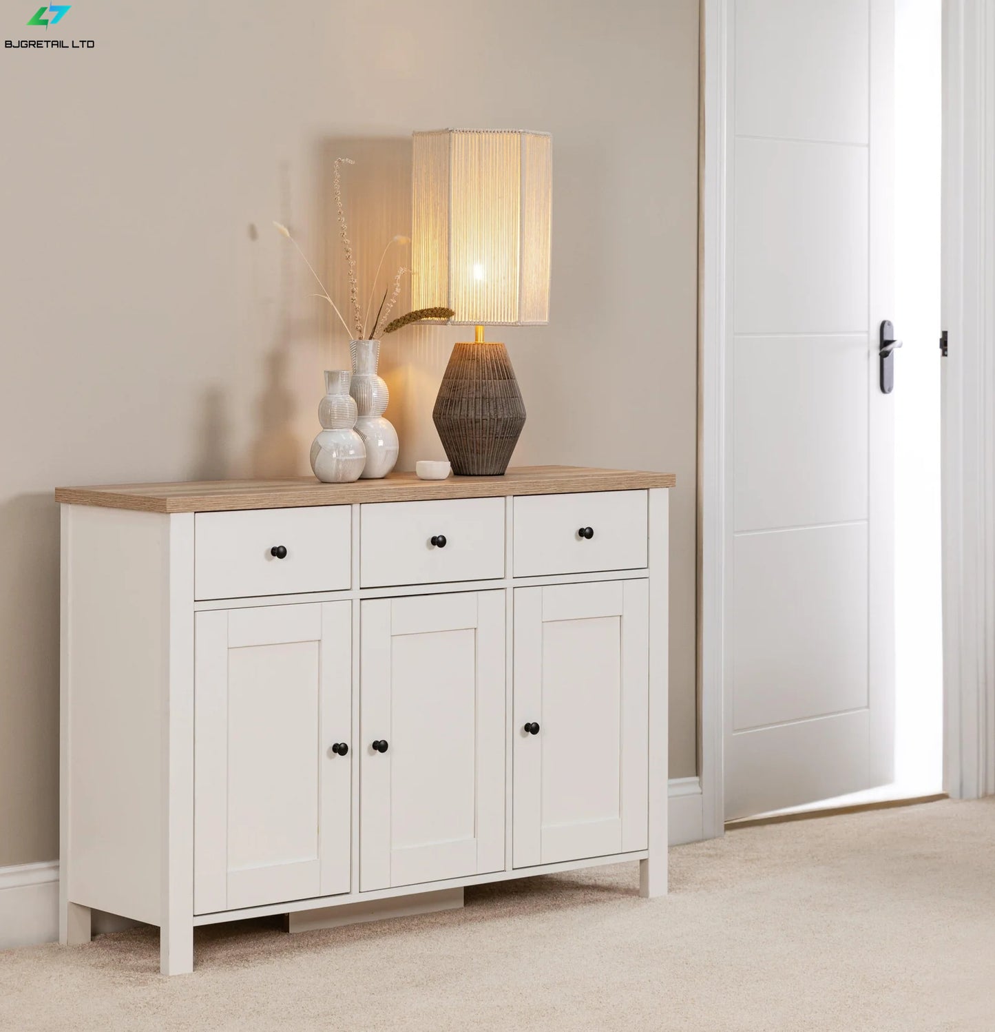 Bandon three-door sideboard