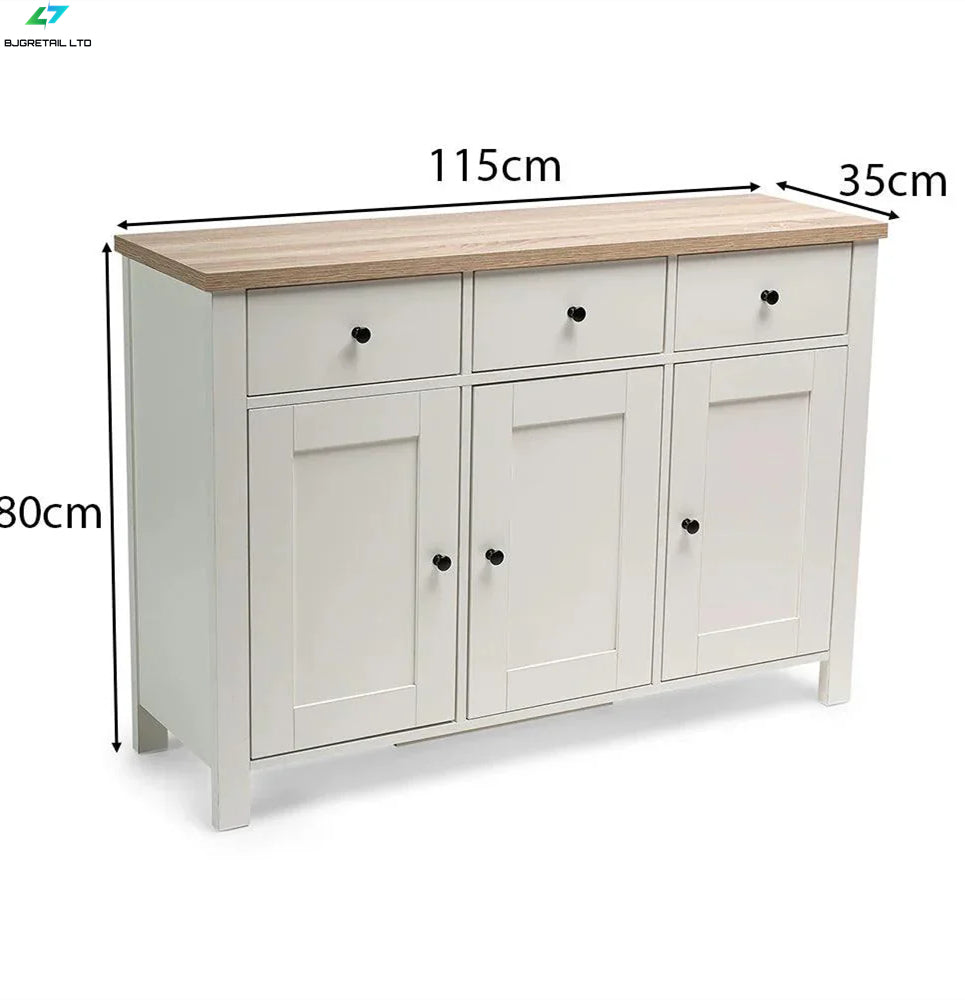 Bandon three-door sideboard