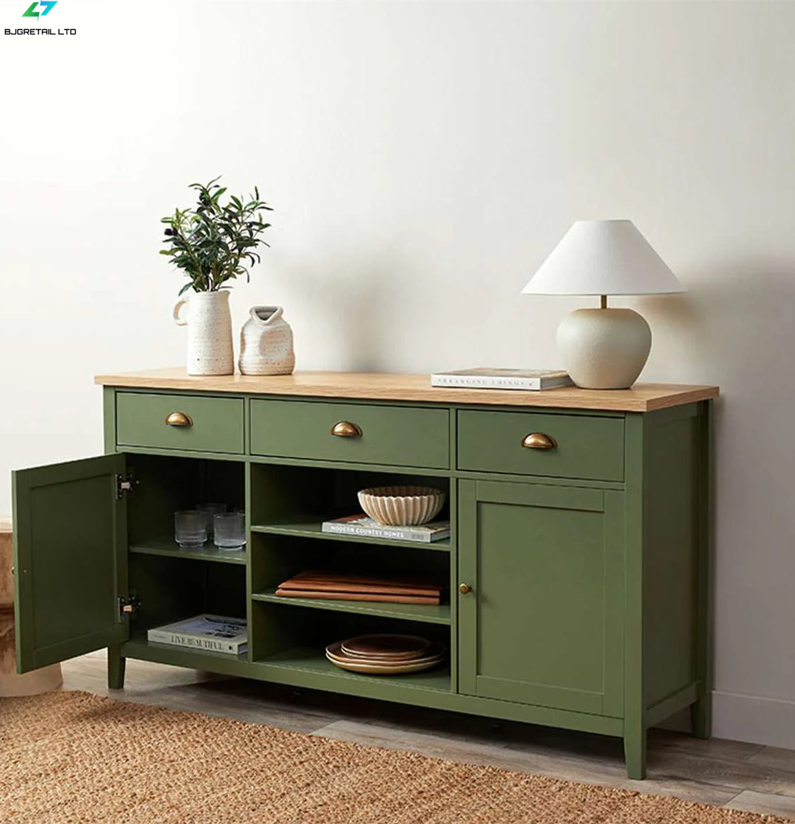 Sada Sideboard - Olive Green